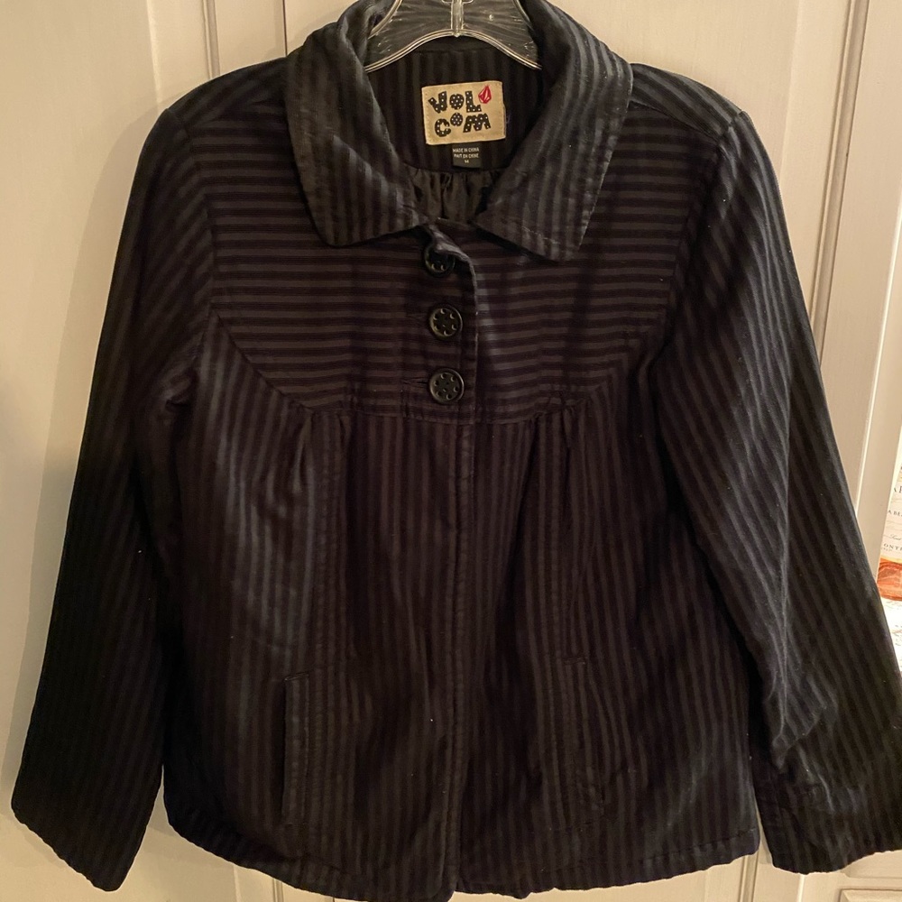 Volcom black dress jacket